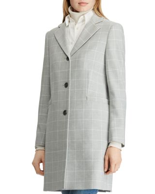 ralph lauren crepe coat