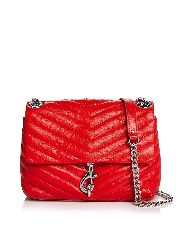 REBECCA MINKOFF EDIE QUILTED LEATHER CONVERTIBLE CROSSBODY,HS19EETX20