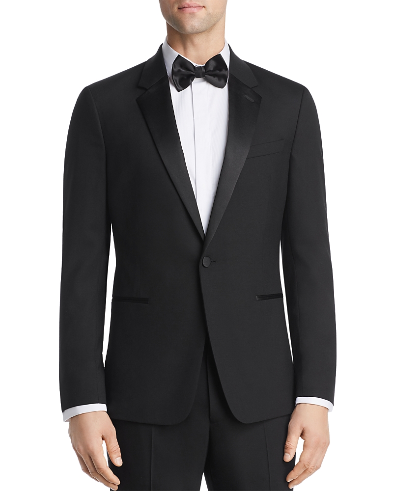 Theory Men's Regular-fit Shawl Tuxedo Jacket In Black