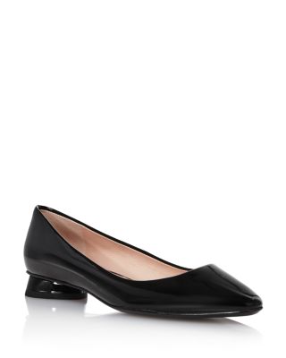 designer black ballet flats