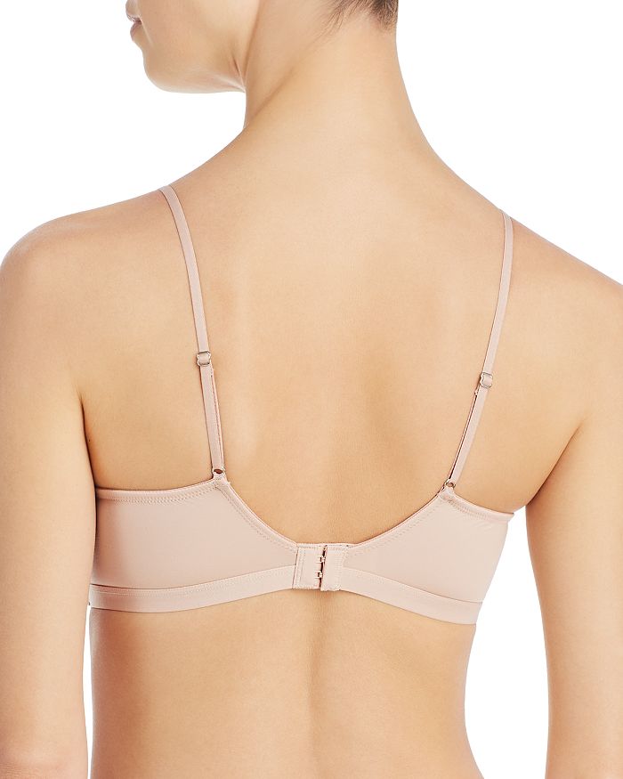 Shop On Gossamer Next To Nothing Microfiber Wireless T-shirt Bra In Champagne