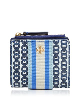 tory burch canvas wallet