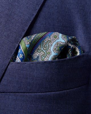 Paisley Silk Pocket Square