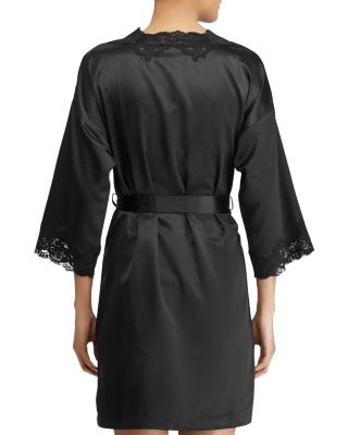 Signature Collection Satin Wrap Robe