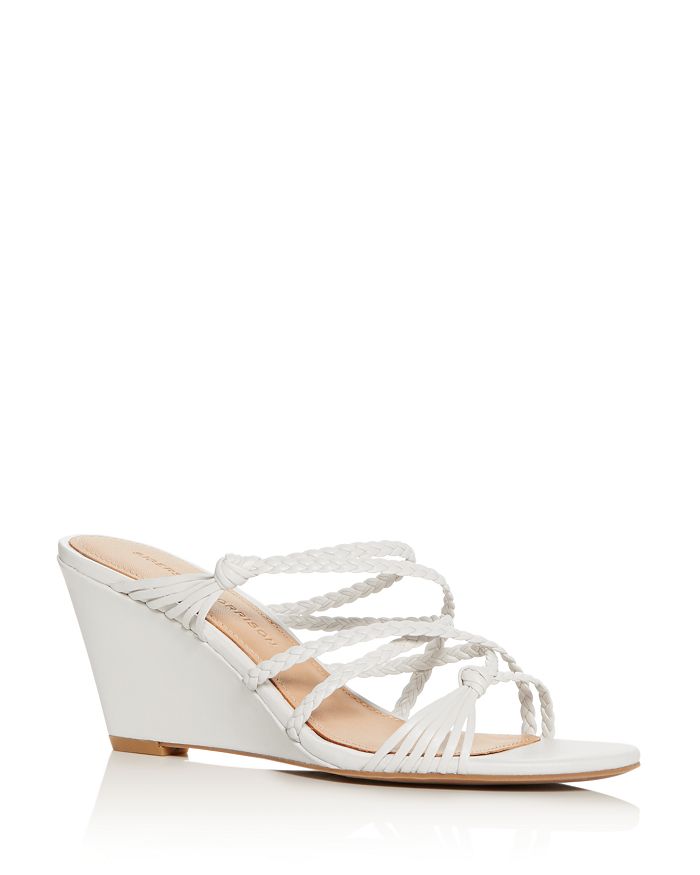 Sigerson Morrison Women's Maddie Wedge Slide Sandals - 100% Exclusive In Ivory Leather