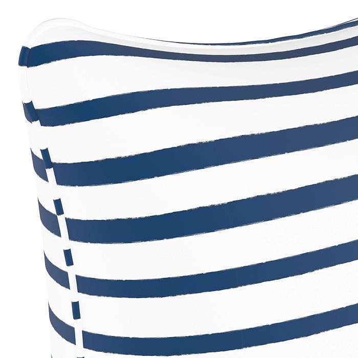 Shop Sparrow & Wren Down Pillow In Nautical, 20 X 20 In Stripe Navy
