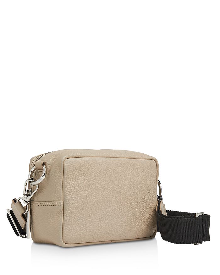 Shop Whistles Bibi Leather Crossbody In Taupe