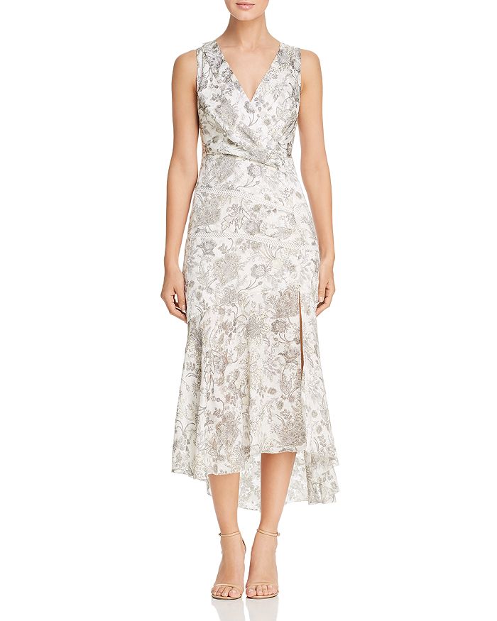 Elie Tahari Brittney Sleeveless Floral Midi Dress | Bloomingdale's