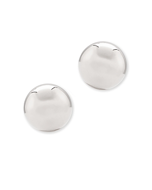 Bloomingdale's Tiny Ball Stud Earrings in 14K White Gold - 100% Exclusive