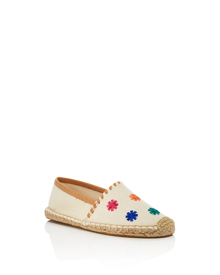 Jack Rogers Girls Miss Palmer Embroidered Slip On Espadrilles