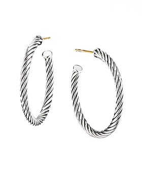 David Yurman - Cable Hoop Earrings