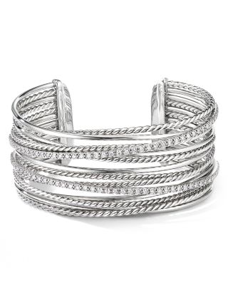 david yurman crossover bracelet with diamonds