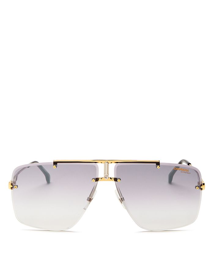 Carrera Men's Rimless Aviator Sunglasses, 73mm In Gold/gray Mirror |  ModeSens