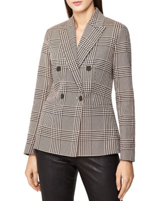 reiss houndstooth blazer