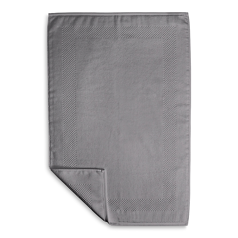 Matouk Lotus Tub Mat In Charcoal Gray