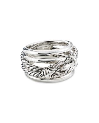 david yurman diamond buckle ring