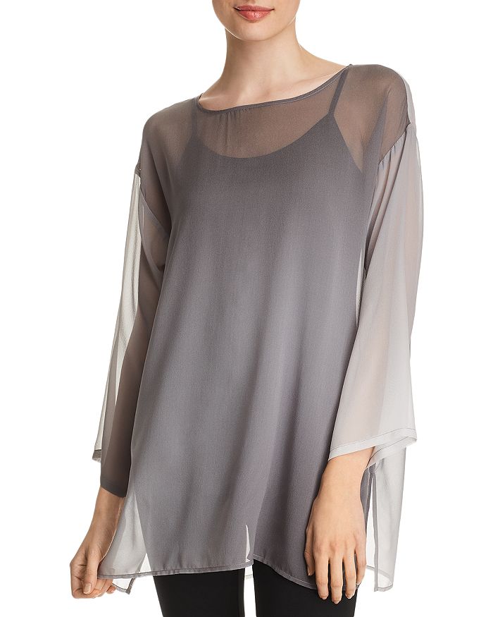 Eileen Fisher Sheer Tunic Sweater S/M