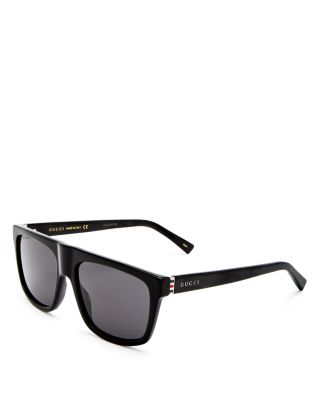 Flat Top Square Sunglasses, 57mm 