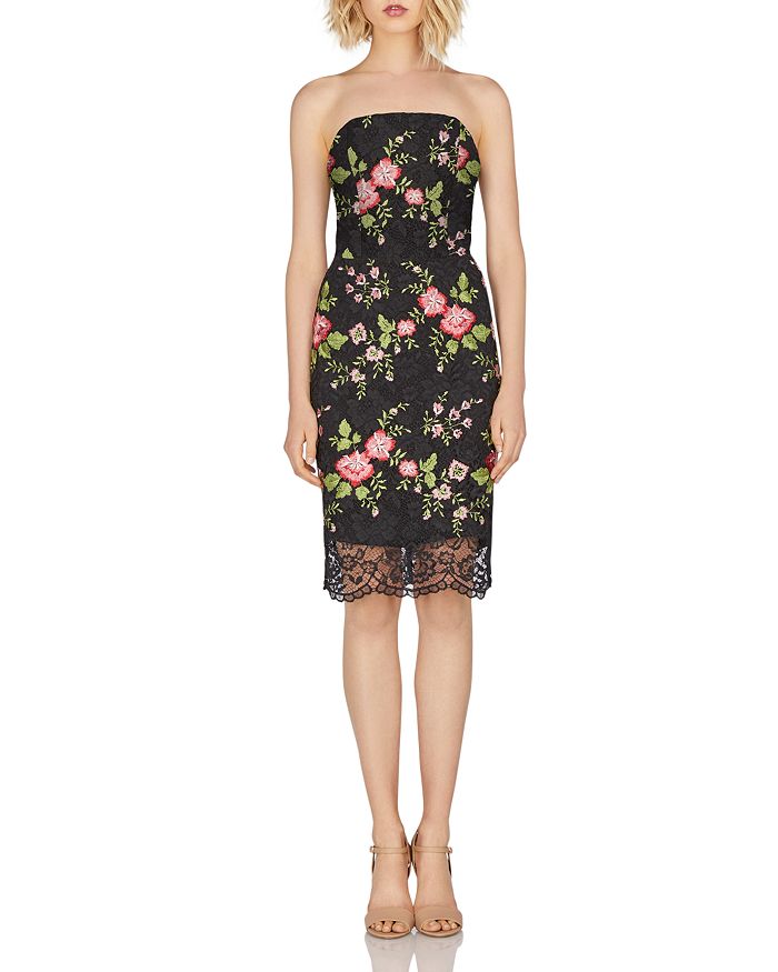 Adelyn Rae Strapless Lace Dress | Bloomingdale's