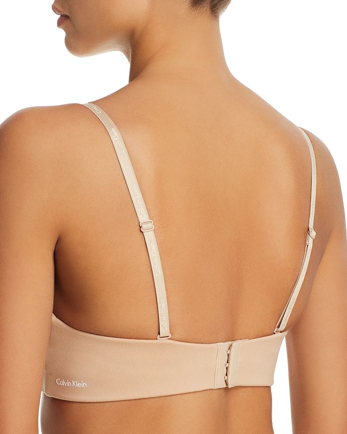 Shop Calvin Klein Lightly Lined Constant Strapless Bra In Bare