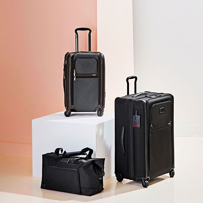 Shop Tumi Alpha 3 Short Trip Expandable 4-wheel Packing Case In Black/gold