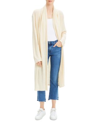 theory linen cardigan