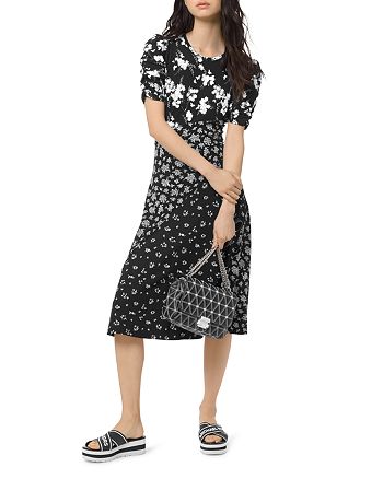 Michael Kors Mixed Floral Print Dress | Bloomingdale's
