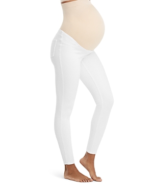Spanx Mama Maternity Jean-ish Ankle Leggings In White