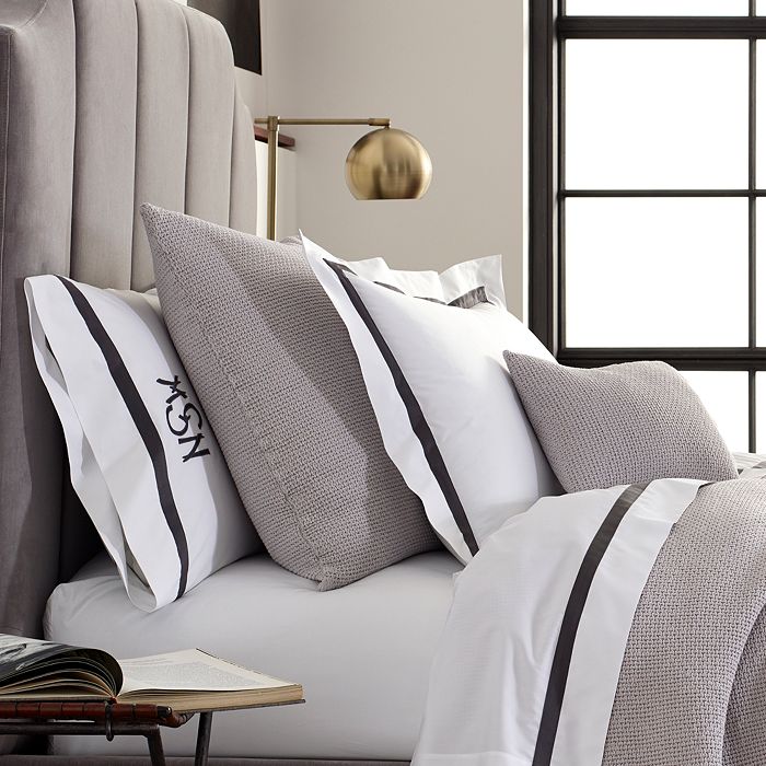 Matouk Selah Euro Sham In Silver