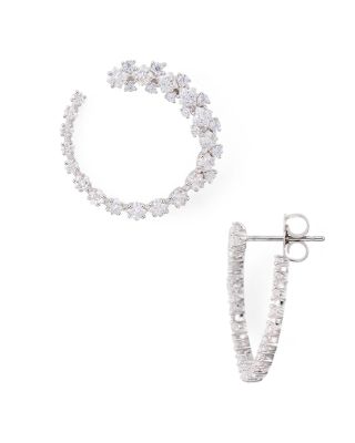 Nadri - Tulle Gradient Hoop Earrings