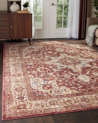 MINK HOME Taza Heriz Area Rug, 7'10" x 9'10"