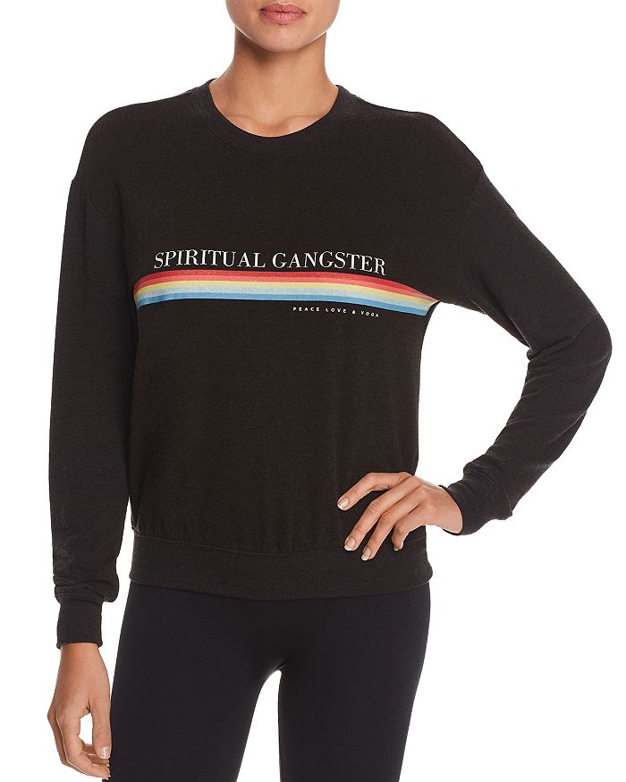 Spiritual gangster rainbow hot sale sweatshirt