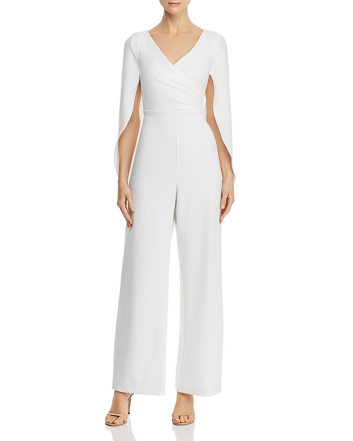 Adrianna Papell Draped-Back Jumpsuit | Bloomingdale's