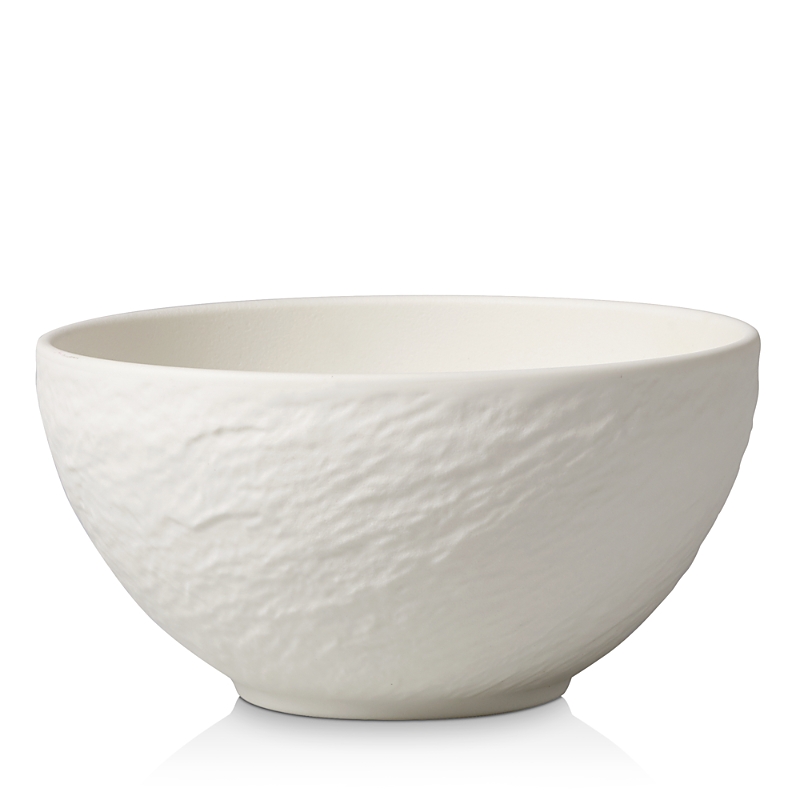 Villeroy & Boch Manufacture Rock Blanc Porcelain Bowl 14cm In White