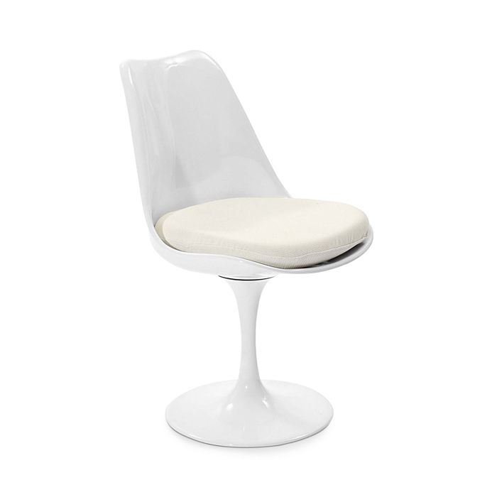 Modway Lippa Dining Fabric Side Chair In White