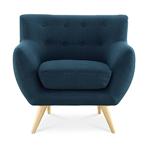 Modway Remark Upholstered Fabric Armchair In Azure