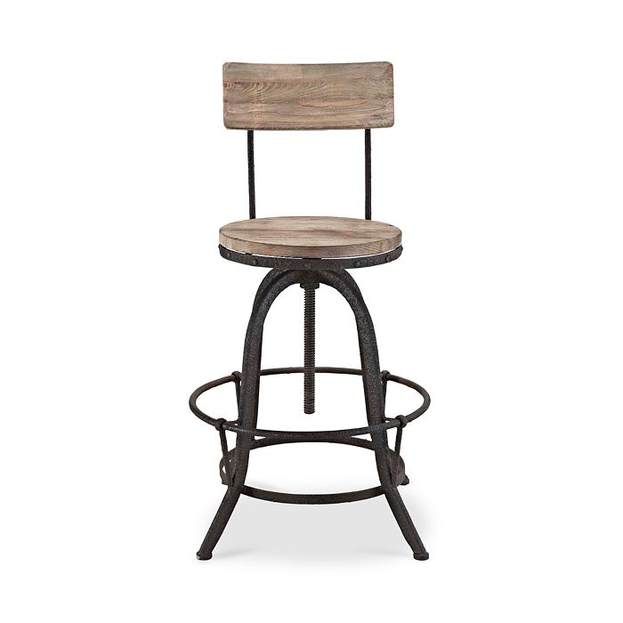 Modway Procure Wood Bar Stool In Brown