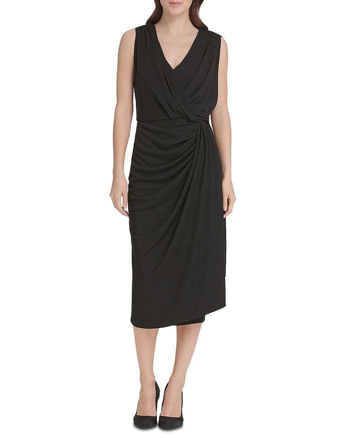 Donna Karan Ruched Jersey Dress | Bloomingdale's