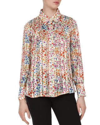 ba&sh - Rive Floral Striped Blouse