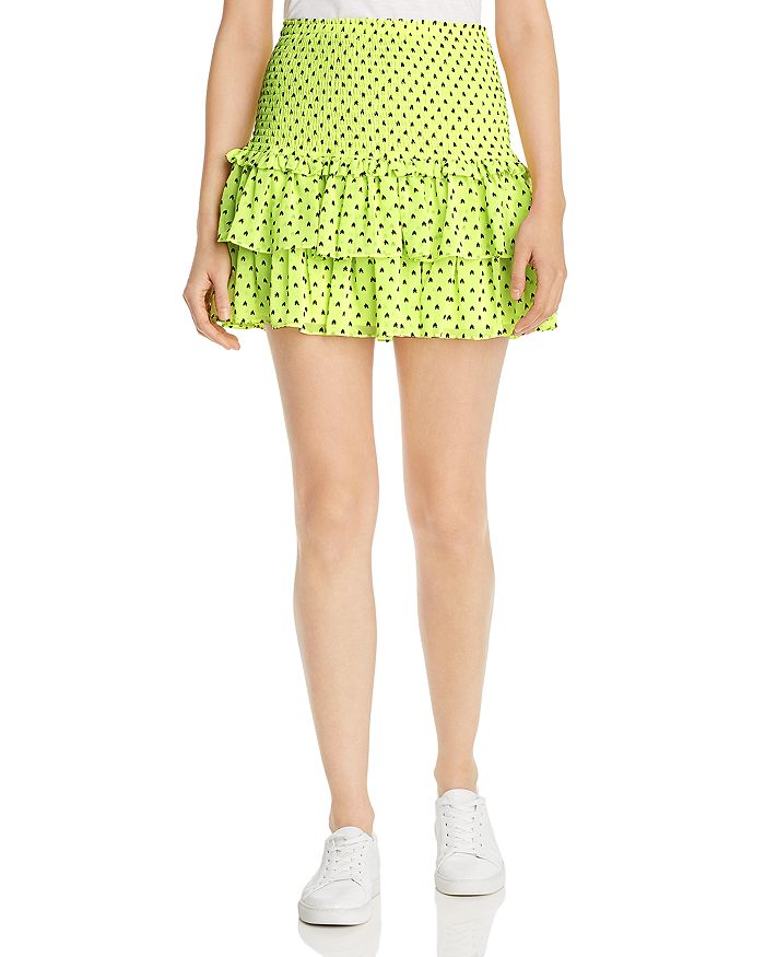 Tiered ruffle deals skirt yellow
