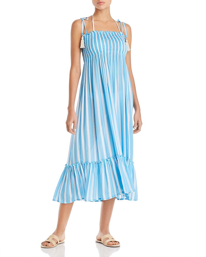 Coolchange Piper Toiny Striped Midi Dress Swim Cover-Up | Bloomingdale's