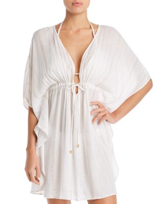 white caftan cover up