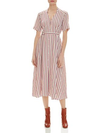 Sandro Clarance Striped Midi Dress | Bloomingdale's