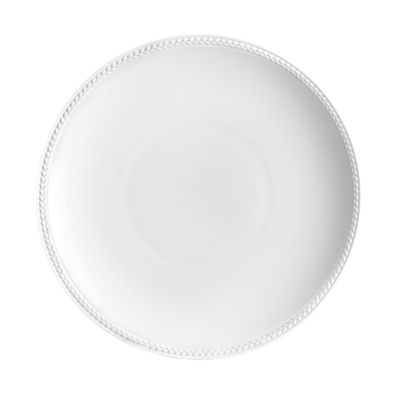 Soie Tress&eacute;e White Soup Plate