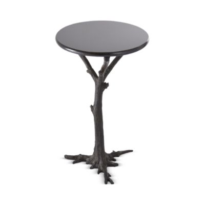 Global Views Faux Bois Side Table