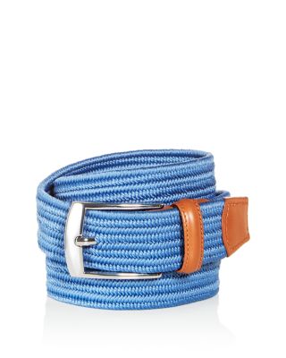 mens woven stretch belt