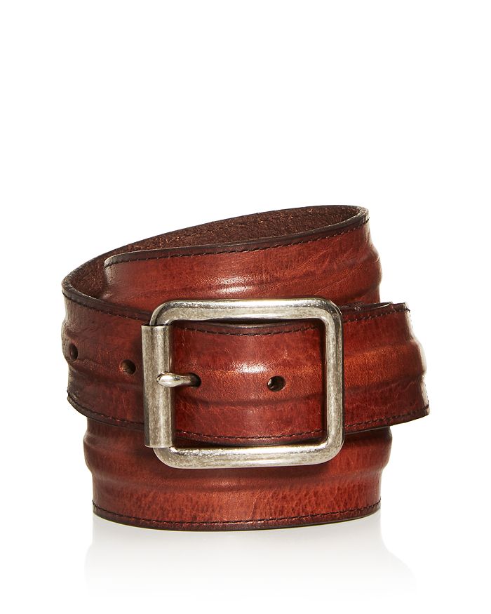 Frye Men's Trapunto Leather Belt | Bloomingdale's