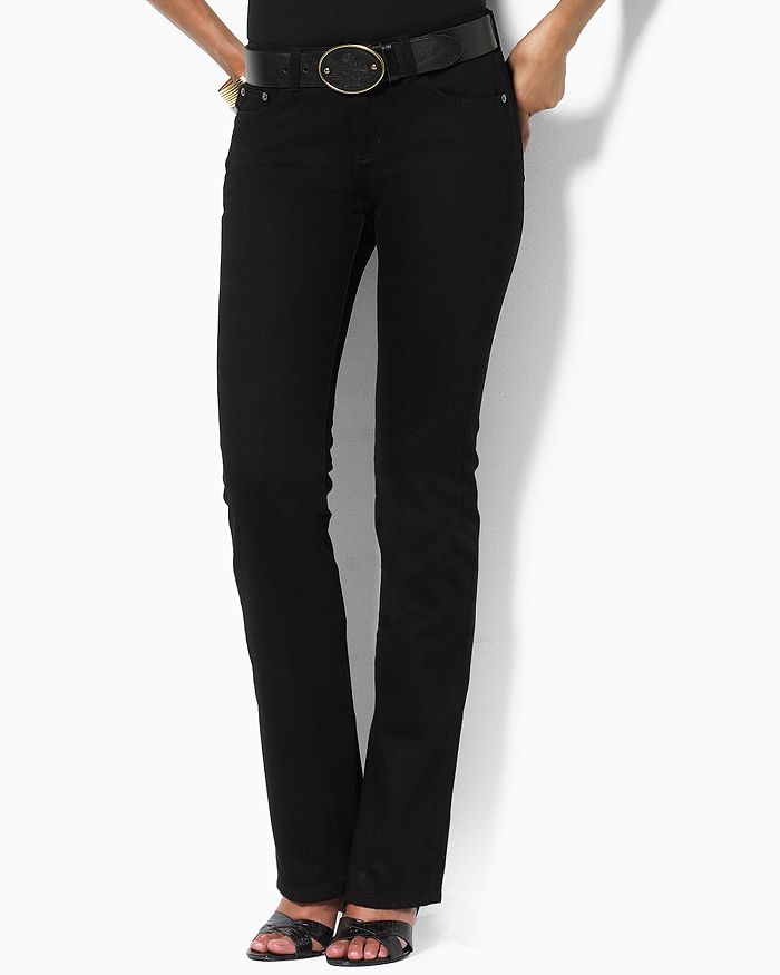Classic Straight Women's Jeans (plus Size) - Black