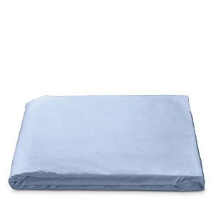 Matouk Luca Hemstitch Percale Fitted Sheet, King In Sky