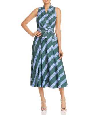 tory burch printed wrap dress